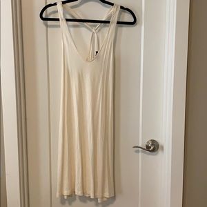 Beach cover up tank swing dress